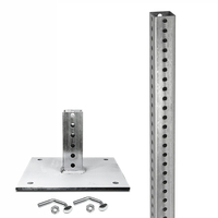 Galvanizado de Metal Forte Sinal de Aço Pós Stand preço de fábrica