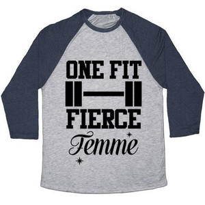 Camiseta de béisbol unisex One Fit Fierce Femme Tri-Blend - Product Image 5