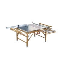 Scie à panneaux à double poussée sans poussière WJ80, machines à scier le bois pour la fabrication de meubles, scie à table pliable, sortie d'usine