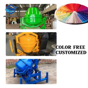 500L 700L Diesel Fuel Powered Pequeño Vertical Horizontal Hormigón Mezclador de cemento Máquina mezcladora de cemento eléctrica barata - Product Image 2