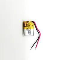 Certificat UL KC Personnalisez les petites cellules NMC 301012 401012 3.7V 20mAh 30mAh Batterie li-polymère Batteries rechargeables au lithium-ion