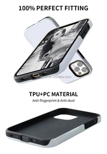 Factory Supply 3D <strong>Double</strong> <strong>Layer</strong> PC Mobile Phone <strong>Case</strong> for Heat Transfer Printing Blank Sublimation Cover - Product Image 3