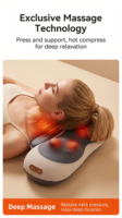 Masseur électrique pour les épaules et le cou avec fonction chauffante, utilisé pour détendre le dos et le cou, masseur intelligent portable