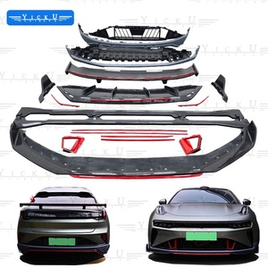 Kit carrosserie en fibre de carbone FR de haute qualité YICKU, lèvre avant, jupe latérale, diffuseur arrière, spoiler pour ZEEKR 001 2024+, diffuseur arrière <span class=keywords><strong>auto</strong></span> - Product Image 1