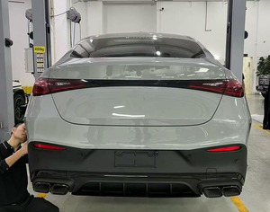 Diffusore Posteriore per <span class=keywords><strong>Mercedes</strong></span>-Benz <span class=keywords><strong>GLC</strong></span> <span class=keywords><strong>Coupé</strong></span> C254 2023+, Aggiornamento a GLC463AMG, Diffusore Posteriore Tipo GLC63 con Terminale di Scarico - Product Image 6