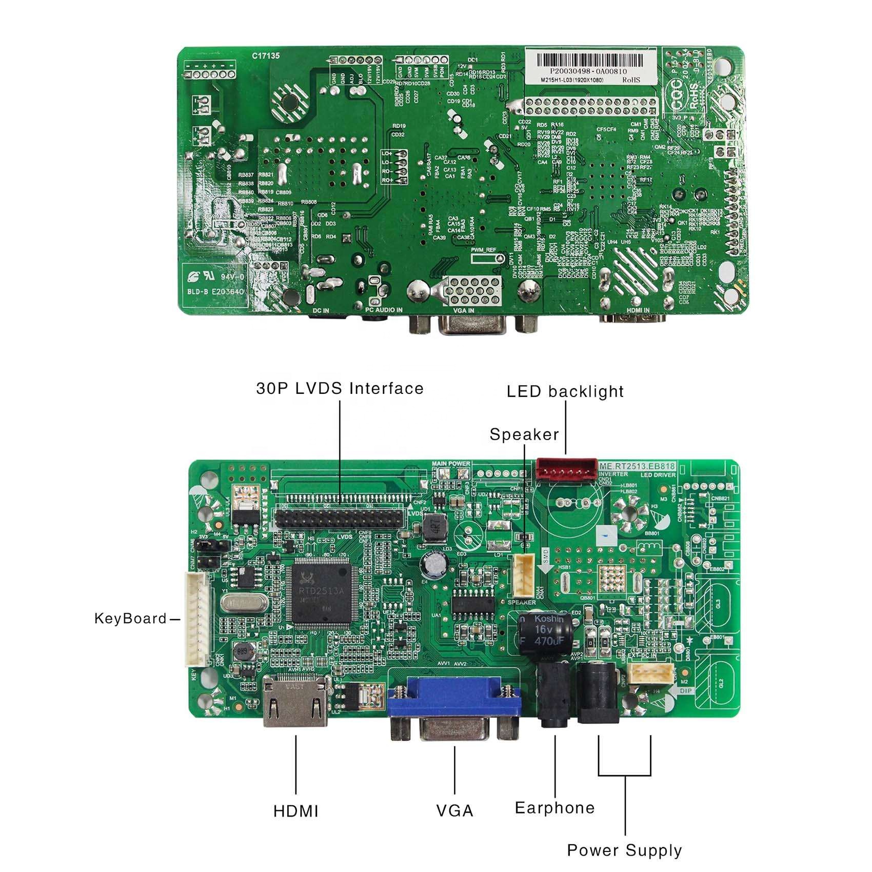 Compatible With 12.1inch 1024X768 HT121X02-001 LCD Screen HD MI VGA LCD Controller Board