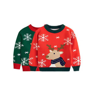 Suéter Navideño Personalizable ODM para Hombre, Venta de Fábrica, Diseño de Muñeco de Nieve con Patrón Animal, 100% Algodón Tejido, Logotipo Frontal - Product Image 2