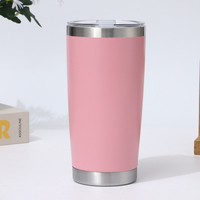 Tasse de voiture sous vide de 20oz en acier inoxydable 304 Tasse à café de voyage isolée sous vide à double paroi Tumbler Tasse isolée Tasse de voiture portable