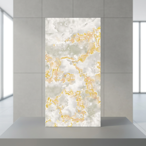 Marcos Grey Luxury Porcelain Slab Tiles 600x1200mm High Gloss Stone Effect for Wall & Floor - Product Image 1