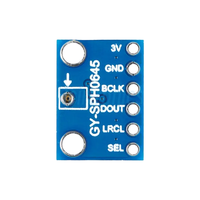 GY-SPH0645LM4H GY-SPH0645 SPH0645 modul Sensor suara Digital I2S ISS antarmuka MEMS mikrofon Breakout SPH0645LM4H