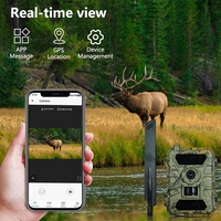 Caméra de chasse 4G LTE étanche pour l'extérieur, écran 2 pouces, 60MP, 8K, avec carte SIM et stockage cloud