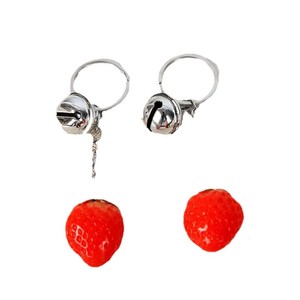 Porte-clés fraise en résine et acier inoxydable, accessoire décoratif portable pour clés, article cadeau - Product Image 5