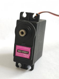 Micro-servo en métal MG996R, moteur à courant continu à balais, 13 kg/cm, 180° ° /360 °   Optionnel pour robot, hélicoptère RC, bateau RC, mini FPV UAV - Product Image 1