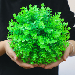 Bolas de Césped Artificial, Bola de Flores de Seda Plástica Redonda, Decoraciones Colgantes para Bodas y Hogar - Product Image 3