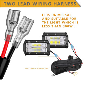 <b>LED</b> <b>Light</b> Strip <b>Wire</b> Harness Kit 12V DC Switch Control For Off-Road Lighting IP68 Waterproof - Product Image 2