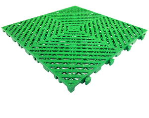 Dalles de sol modulaires antidérapantes en PP, <span class=keywords><strong>tapis</strong></span> de sol en plastique, dalles de sol emboîtables pour garage, atelier, magasin de détail automobile - Product Image 3