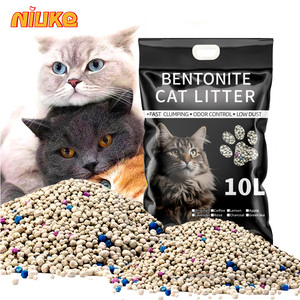 Hersteller Großhandel Bentonit Katzenstreu <span class=keywords><strong>Sand</strong></span> Staubfreie Kugelform 5L 10L 25L Bentonit Katzenstreu - Product Image 1