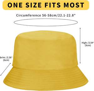 Chapeau seau avec logo personnalisé DIY Chapeaux de pêcheur unisexe pour adultes - Product Image 3