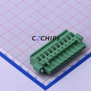 KF2EDGKAM-5.0-10P Plug-in Terminal Block P=5mm Connector Plug Screw Fixing 1x10P 5mm - Product Image 1