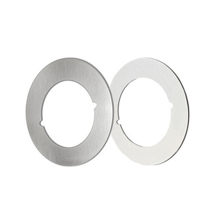 Placa de Fijación para Manija de Puerta, Pieza de Reparación de Acero Inoxidable 304, Montaje Adhesivo Universal, Refuerzo Esférico para Cerradura - Product Image 2