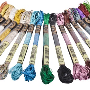 Fili Metallici per Ricamo Multicolore, <span class=keywords><strong>Filo</strong></span> Glitterato per Ricamo, <span class=keywords><strong>Filo</strong></span> in Poliestere per Punto Croce - Product Image 3