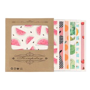 Chiffon de cuisine suédois réutilisable en cellulose, écologique, au design personnalisé, motif citron, en stock, vente chaude - Product Image 3