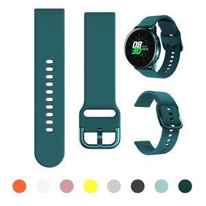 Bracelet en Silicone pour montre <span class=keywords><strong>Samsung</strong></span> Galaxy, 20mm, pour Active 2, <span class=keywords><strong>Gear</strong></span> 3, <span class=keywords><strong>Sport</strong></span>, <span class=keywords><strong>S2</strong></span>, nouvelle collection, - Product Image 4