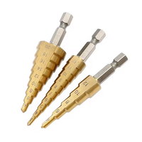 TRANRICH Step Dril Foret étagé droit rainuré HSS pour bois, métal