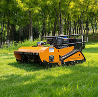 Broyeur d'herbe industriel sans fil 24V à 4 temps autopropulsé