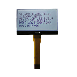 Écran LCD Monochrome <span class=keywords><strong>2</strong></span> Pouces 12864 Points Matrice Affichage FSTN Positif Graphique 128x64 COG Écran LCD - Product Image 3