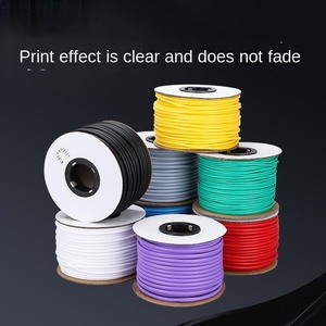 Tube d'étiquette de marquage de fil en PVC de haute qualité clip blanc doux sur les marqueurs de câble Marqueur de câble de tube de marquage imprimable - Product Image 2