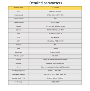 MOYHALL TL-3100-S0 de <span class=keywords><strong>machine</strong></span> d'essai d'apprentissage profond visuel de bouton en métal avec 1 an de garantie - Product Image 6