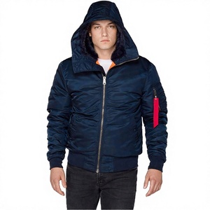 Top High Quality <b>Winter</b> Casual Plain Dyed Latest Design Professional New Unisex Thin Stand Collar Bomber <b>Jacket</b> on Sale - Product Image 2