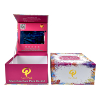 Scatola magnetica confezione con riproduttore Video riquadro riquadro riquadro riquadro chiusura magnete riciclabile scatola regalo Lcd con schermo