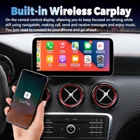 Écran ultra-fin Android Snapdragon 685 pour Mercedes Benz W176 C117 X117 X156 W463 2013-2019 GPS Carplay Lecteur multimédia de voiture