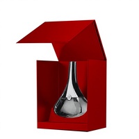 Boîte en papier de luxe, gaufrage à chaud personnalisé, laminage mat, emballage rigide pour bougie parfumée, flacon de parfum, coffret cadeau cosmétique