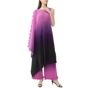 ओईएम/मियाके फैशन इवनिंग जी के पास वन शोल्डर ड्रेसेस, सुरुचिपूर्ण महिला स्प्लिट प्लस साइज सूट ड्रेसेस ड्रेस सेट हैं