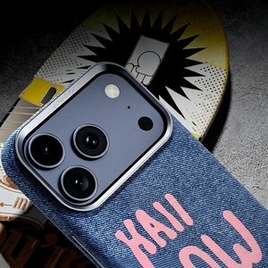 Étuis magnétiques en tissu jean pour iPhone 17 Pro Max avec protection intégrale 360°, anti-traces de doigts et antichoc - Product Image 4
