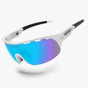 साइकल चलाना polarized धूप का चश्मा के लिए संरक्षण खेल कस्टम अदूरदर्शा पर्चे ग्लास पुरुषों महिलाओं साइकल चलाना रनिंग मछली पकड़ने