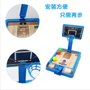 لعبة كرة السلة الخشبية المصغرة للأطفال، ألعاب تفاعلية داخلية وخارجية، ألعاب تعليمية يدوية للمكتب وهدايا تعليمية - Product Image 3