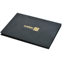 Palette de maquillage vide personnalisable en carton rigide, recyclable, avec gaufrage, pelliculage mat, dorure à chaud et revêtement UV