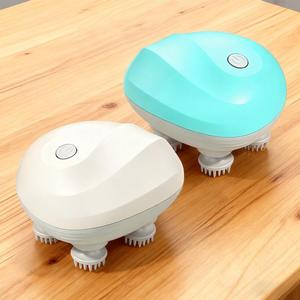 0728 General Scalp <b>Massager</b> Cats <b>Tool</b> Head and Back Scratcher Tight Muscles with Four Rotating Heads - Product Image 2