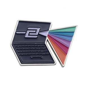 Épingles de sûreté personnalisées aux États-Unis Ensemble d'insignes Emblème Étiquette arc-en-ciel Métal Animal Mignon Licorne Cheval Émail Épingle de revers Broche - Product Image 6