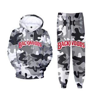 ชุดวอร์มผ้าฝ้ายผสมโพลีเอสเตอร์เนื้อนุ่ม อุ่นสบายสำหรับฤดูหนาว สไตล์สตรีทแวร์ <span class=keywords><strong>ราคา</strong></span>โรงงาน สำหรับผู้ชาย ลาย Cookie <span class=keywords><strong>Backwoods</strong></span> RAW พร้อมฮู้ดดี้และกางเกงจ็อกเกอร์ รับสั่งทำตามแบบ - Product Image 2