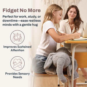 Tùy chỉnh trọng Thú nhồi bông để dễ dàng lo lắng sang trọng hoa oải hương thơm đồ chơi heatable tùy chỉnh voi trọng Đồ chơi sang trọng - Product Image 2