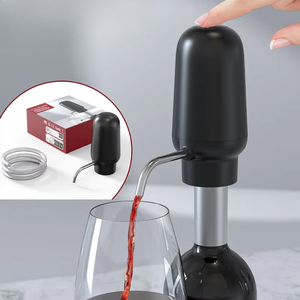 Aireador y Dispensador de Vino Eléctrico Automático de Plástico Sostenible con Carga Tipo-C, Económico, Marca MUYI, Modelo KD-9 - Product Image 1