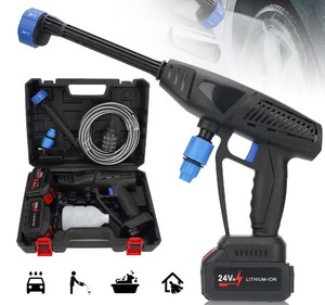 Hidrolavadora Inalámbrica <span class=keywords><strong>de</strong></span> Alta Presión <span class=keywords><strong>de</strong></span> 300W, Pistola <span class=keywords><strong>de</strong></span> Agua Eléctrica Portátil con Batería <span class=keywords><strong>de</strong></span> Litio para Limpieza <span class=keywords><strong>de</strong></span> Autos y Maquinaria - Product Image 3