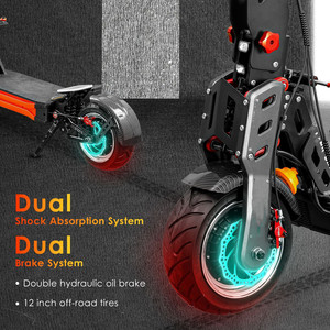 Patinete para adultos F9 con varilla de amortiguación, patinete eléctrico plegable, mini patinete de dos ruedas para desplazamientos - Product Image 2