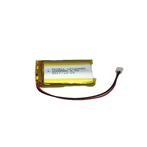 Lithium polymer battery 3,7 V 2000 mAh 103450 LiPo battery rechargeable battery with BIS - Product Image 1