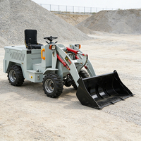 Chargeuse frontale électrique compacte Changhong Reach 1000 kg avec godet, idéale pour la ferme, garantie 1 an, vérin hydraulique Liyuan